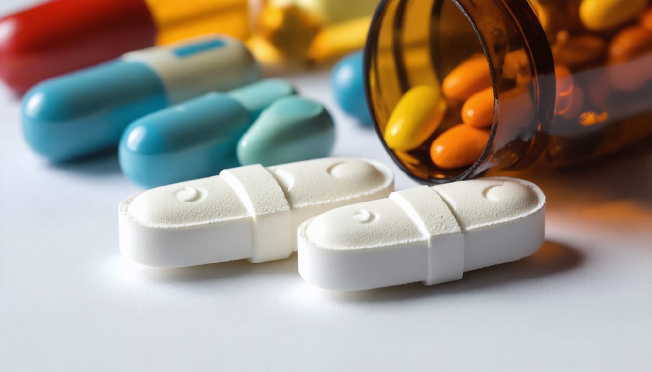 Doctor consulting a middle-aged man about impotence medication options in a clinical setting